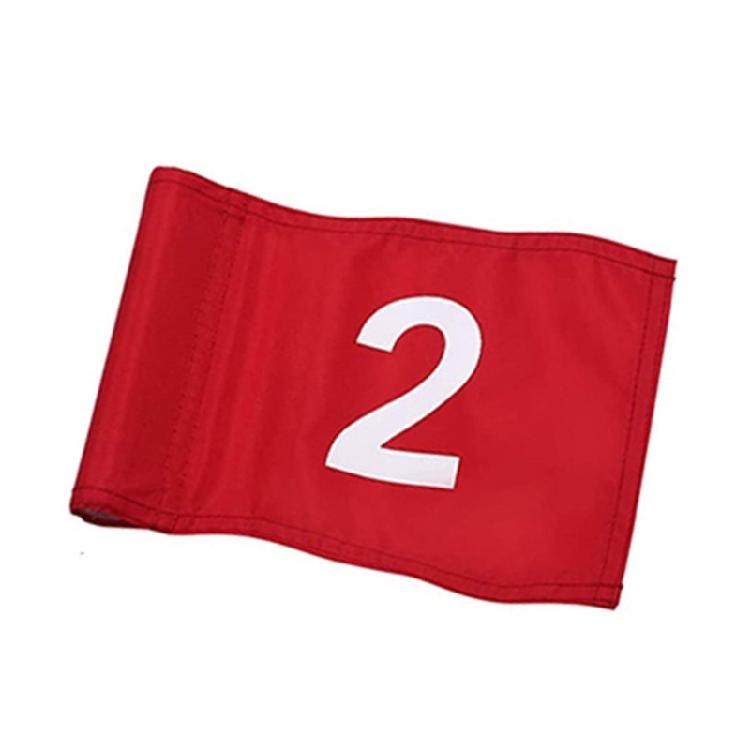 4Pcs Tear Resistant Numbered Golf Flag Golf Training Course Putting Green Flag for Yard Backyard Garden Practice