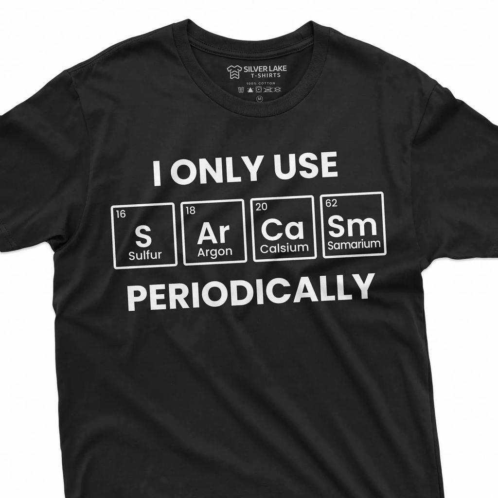 Unisex Amp 39 S Funny Sarcasm Periodically T Shirt Chemist Chemistry Periodic Table Tee Vintage Washed Unisex Soft Fashion
