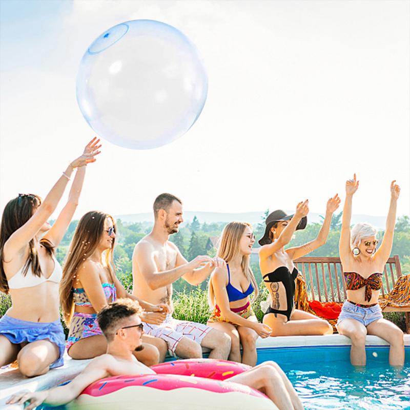 Vandfyldt Bold Vandballoner Til Strand Boblebold Kæmpe Elastisk Vandfyldt Bold Tpr Interaktiv Svømmebassiner Legetøj