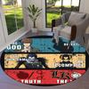 Death Note Round Area Rug Carpet Rug For Living Room Bedroom Sofa Playroom Decor Nonslip Floor Mat