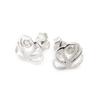 Les Trésors De Lily [J3518] - Boucles Argent 'Flora' argenté