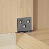 1pair Stainless Steel Pivot CT Corner Codes Silver Bushing Concealed Hinges Drawers Door Hinges