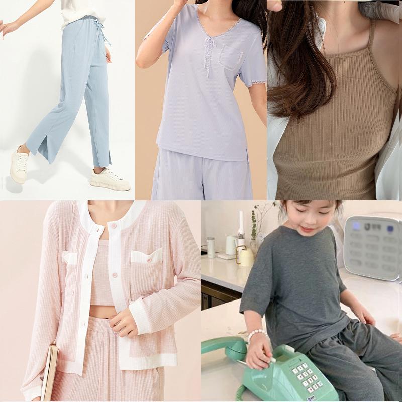 150x50cm Modal Cotton Elastic Knitted Fabric For Ultra-thin Kids Pajamas Home Clothing Sets Handmade DIY Fabric TJ20273