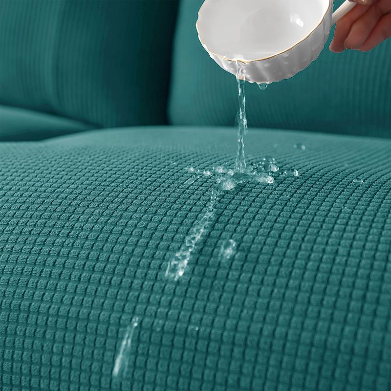 Wasserdichte elastische Stretch-Sofahülle Einfache Armlose Couch-Schutzhülle Für Wohnzimmer Heimdekoration