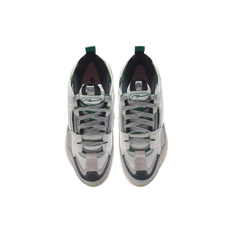 Li Ning Zen Textile, Synthetic Leather, Split Suede Slip Resistant, Abrasion Resistant, Lightweight Low top AGCR271-3