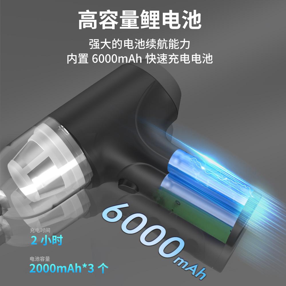 New multifunctional electric wireless vacuum cleaner, portable for outdoor, home, and car use, with integrated suction and blowing functions