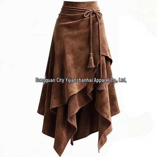 Damen Eleganter Unregelmäßiger Langer Rock Herbst 2026 - Europäischer & Amerikanischer Stil