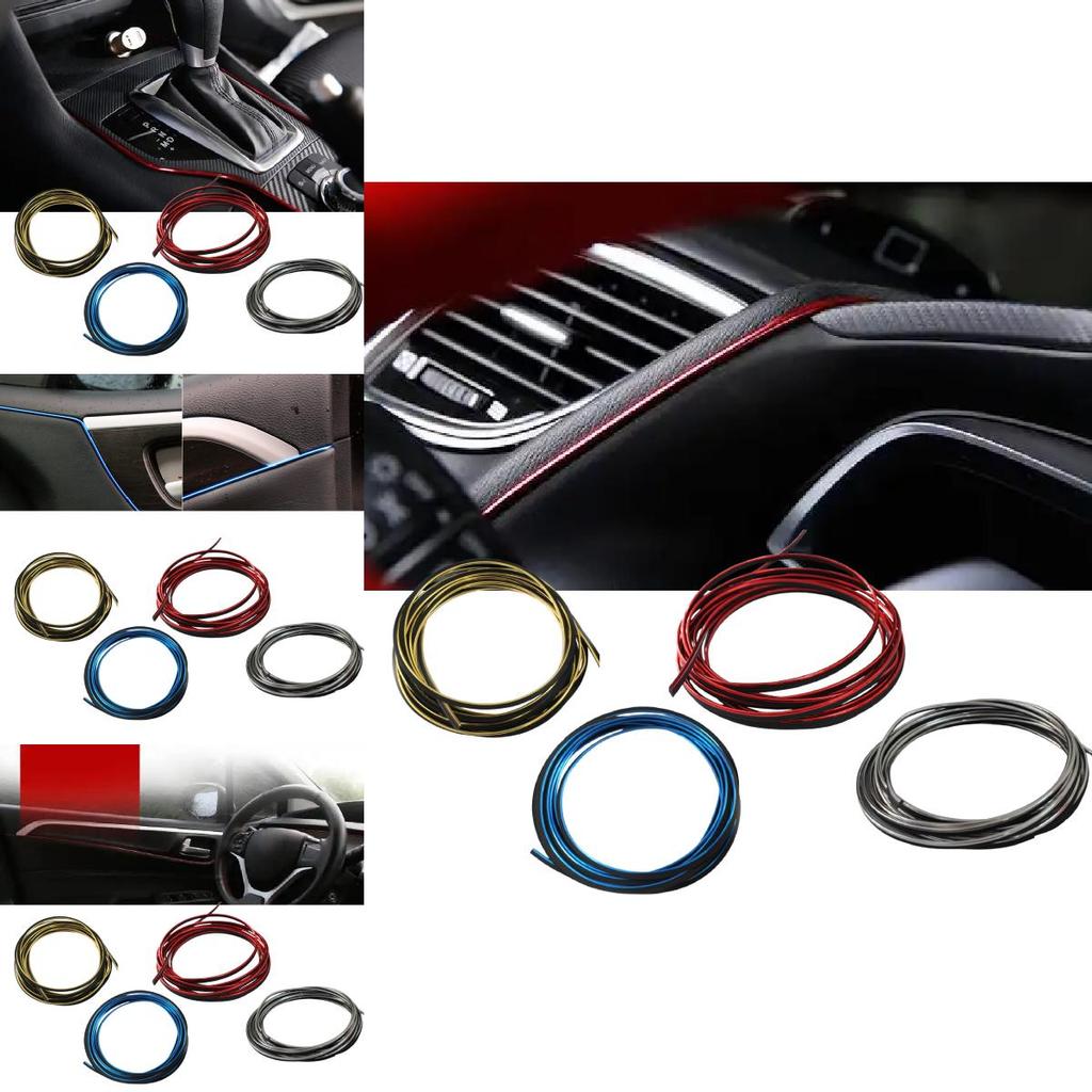 Car Interior Led Trim Strip With Pvc Material For Universal Vehicles And Auto Interior Decor
