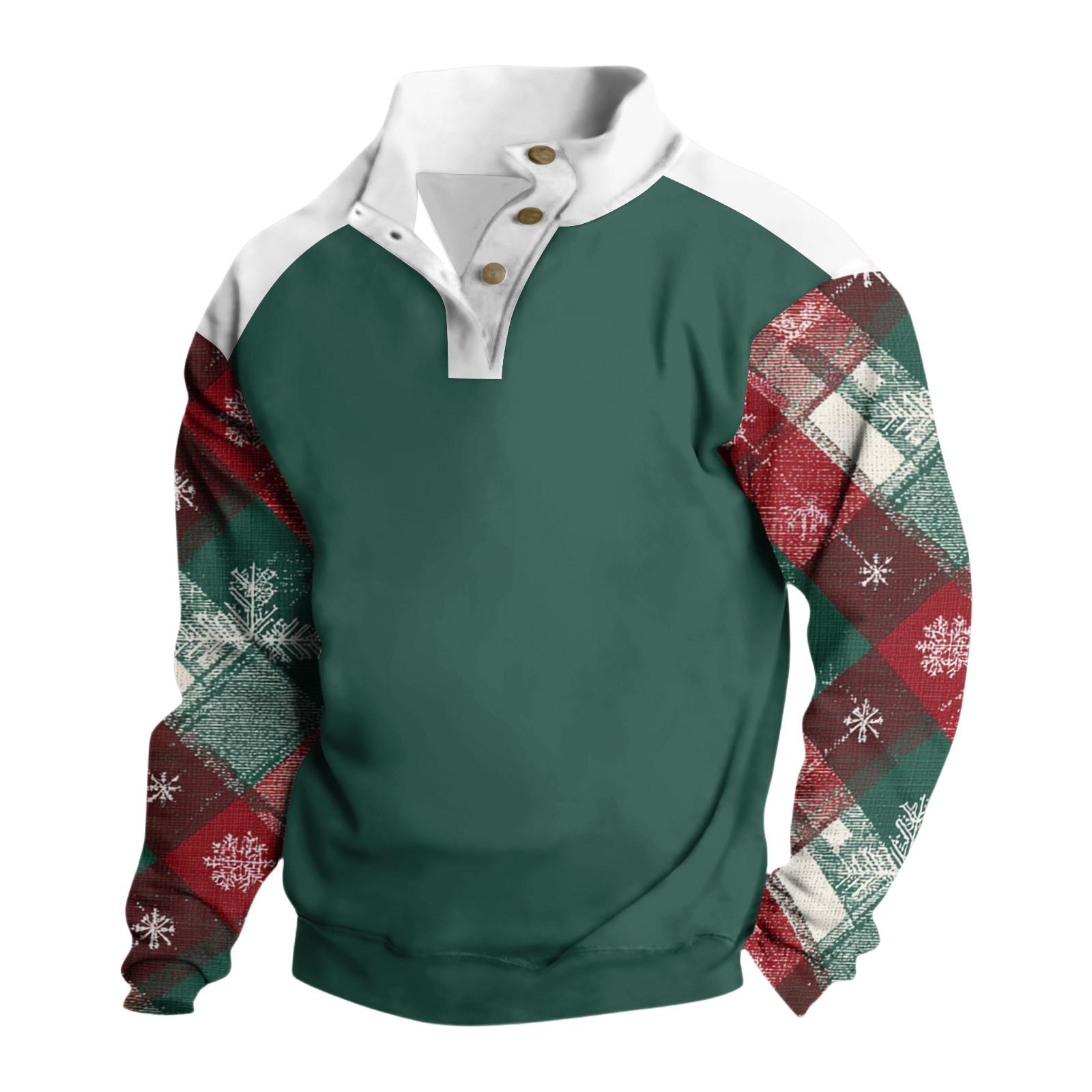 Men s Fleece Hoodie Casual Long Sleeve Sweatshirt L