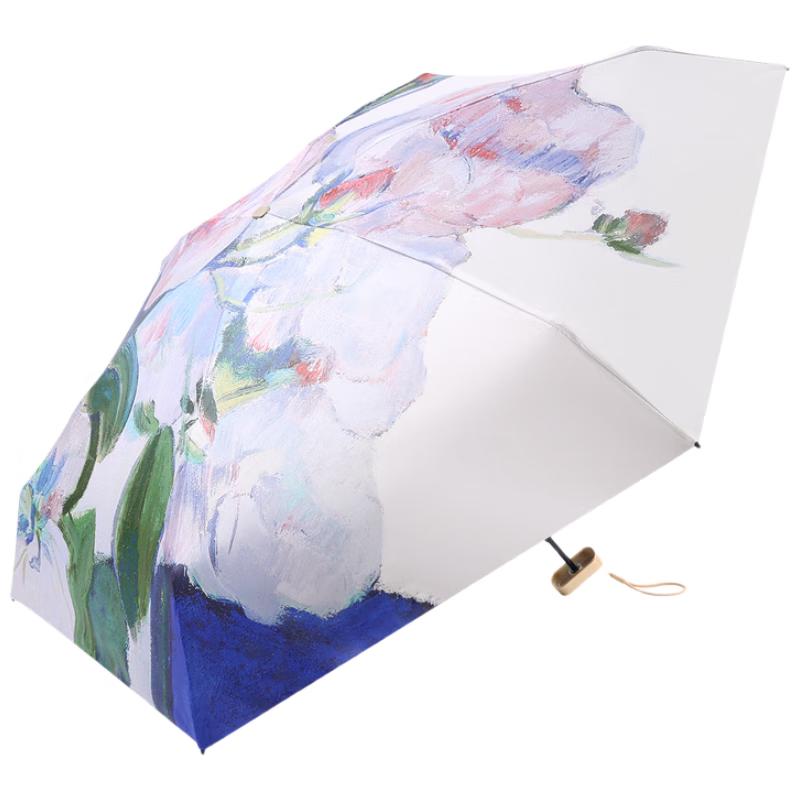 Nanqiao Compact Oil Painting UV Protection Capsule Umbrella