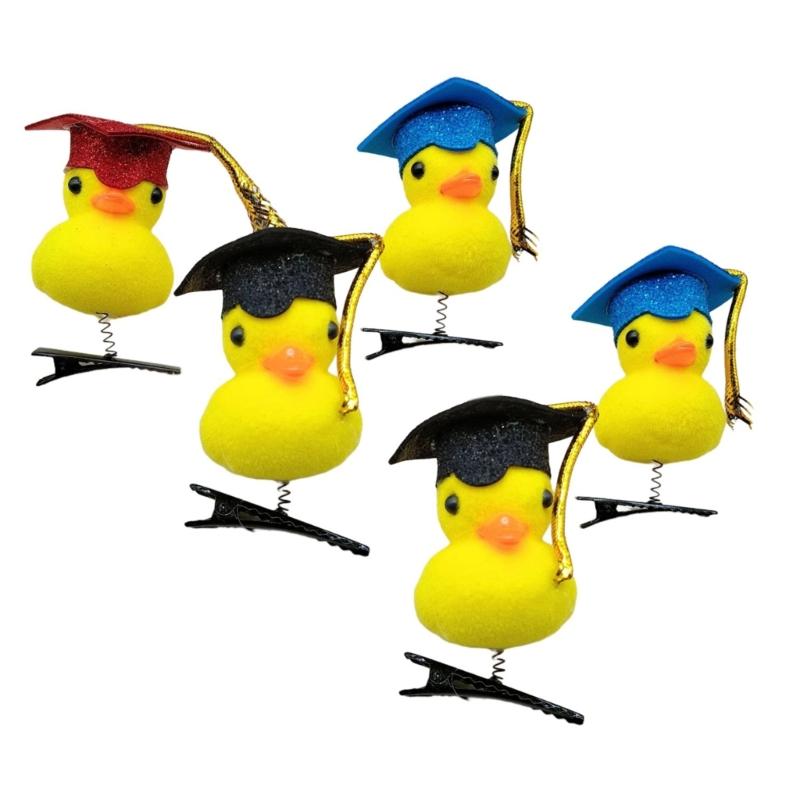 Fun Hairpin Realistic Duck Animal Headwear Bunches Hair Barrettes Clip for Lady Girl Teenagers