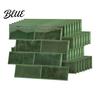 Self Adhesive Mosaic Wall Decor 8PCS Faux Brick Stickers Waterproof Decals Moisture-proof Easy 3D Decals Peel And Stick Tile Stickers for