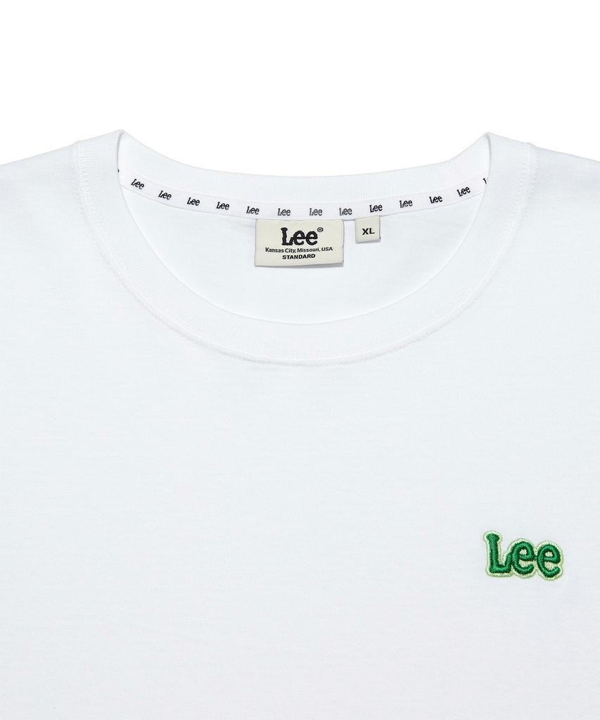 LEE Small Twitch Logo Long Sleeve T-Shirt White