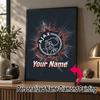 Custom Name Ajax Amsterdam 5D Diamond Painting Personalized Full Drill Diamond Art Kit Gift