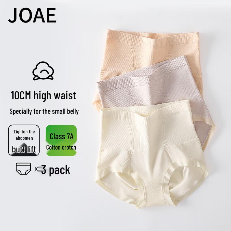 

Женские трусы-слипы с высокой талией и контролем живота JOAE (3-Pack) M