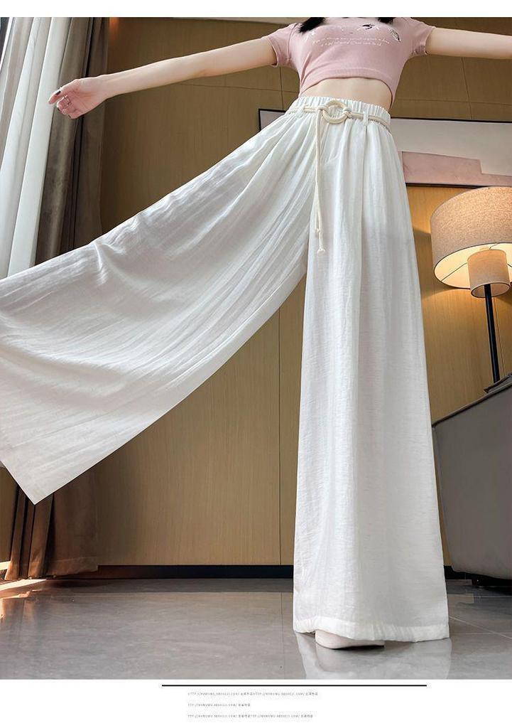 Autumn Plus Size Wide-Leg Skirt-Pants: Flattering Long Drapey Slimming Design