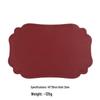 Nordic Retro Faux Leather Placemat: Waterproof, Oil-Proof, Insulated, Anti-Scald Table Mat for Household Use
