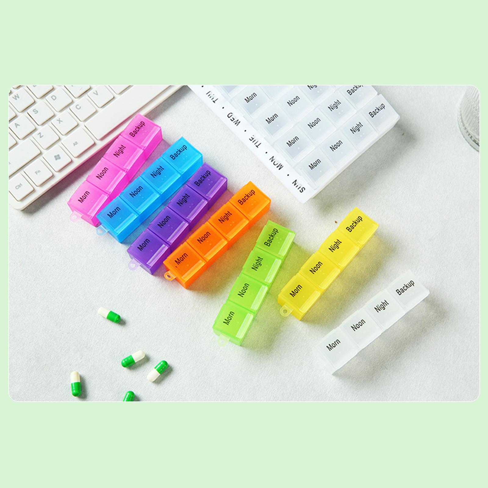 Dust-proof Separated       Box Case Medicine Storage Dispenser