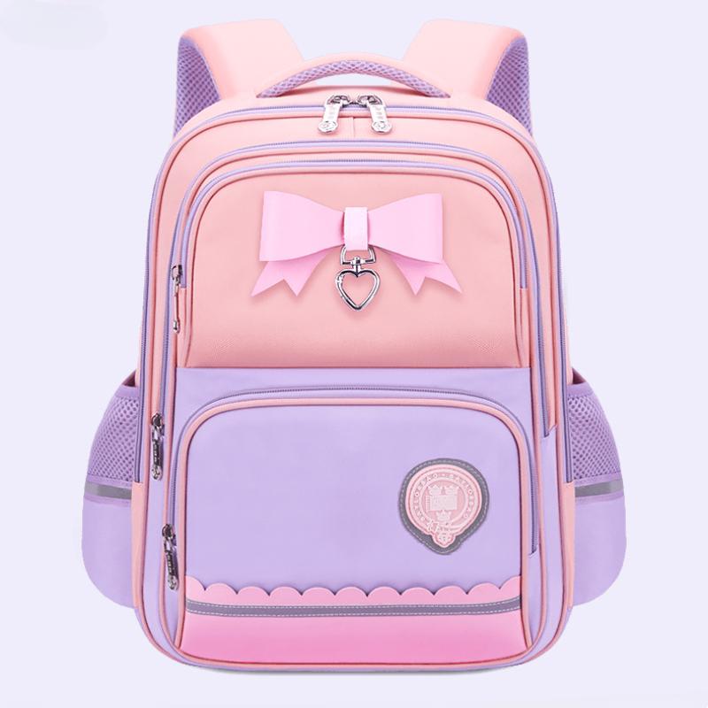 3pcs Set Breathable Waterproof Children Schoolbag Primary School Students Burden Reduce Spine Protect Book Bag 1-3-6 Grades Lightweight Youth Backpack