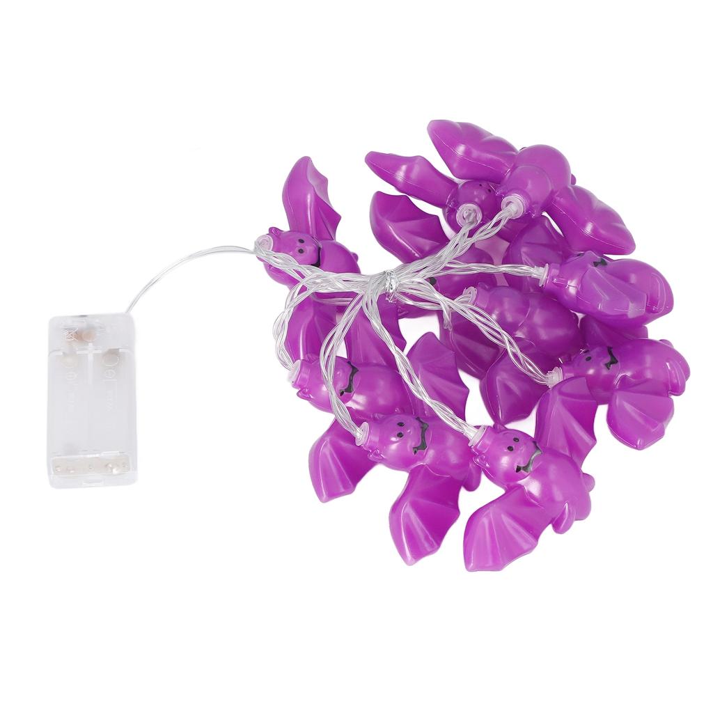 Bats String Lights 1.5m Halloween 3D Bat Shape LED String Lights Battery Powered Party Decoration