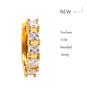 European Style Diamond Zirconia Minimalist Ear Cuff Earrings for Women
