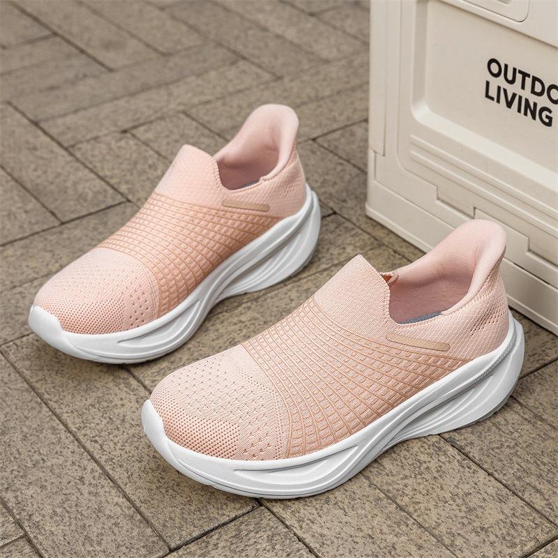 Feet Lazy Socks Shoes Couple Light Running Shoes Large Size Flying Weaving Mesh Sports Casual Shoes
