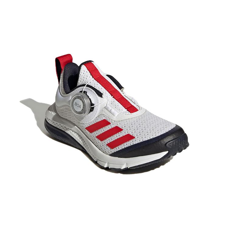New Adidas Boa K Abrasion Resistant Breathable Low Top Kids' Running Shoes White Red Kids' GY6577