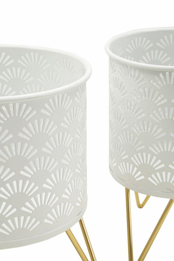 Vase Holder Carly Set 2 Pcs Cm Ø 16X20-13X20