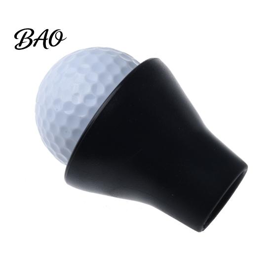 Rubber Golf Ball Picker Black Retriever, Grabber Suction Cup, Soft Putter Grip Upper Tool, Accessories Retriever Cup
