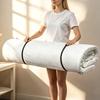 Queen Mattress Topper Memory Foam Mattress Topper with Hardness Gel Topper Soft Cooling Bed Pad for Pressure Relief Body Support