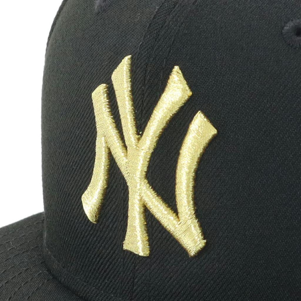 New Era MLB NY Youth Cap 950 Neyyan Black Size 25J Kids' Black/Gold (Sizes 52-56cm) - (MGLD) -