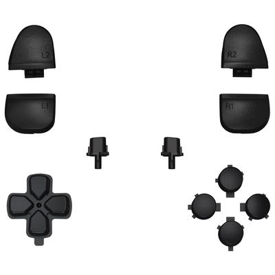 EXtremeRate Kompatibel mit PS5-Controller-Ersatz R1L1R2L2 Trigger-Share-Option Face Pure Color Full Set Button Kompatibel mit PS5-Controller