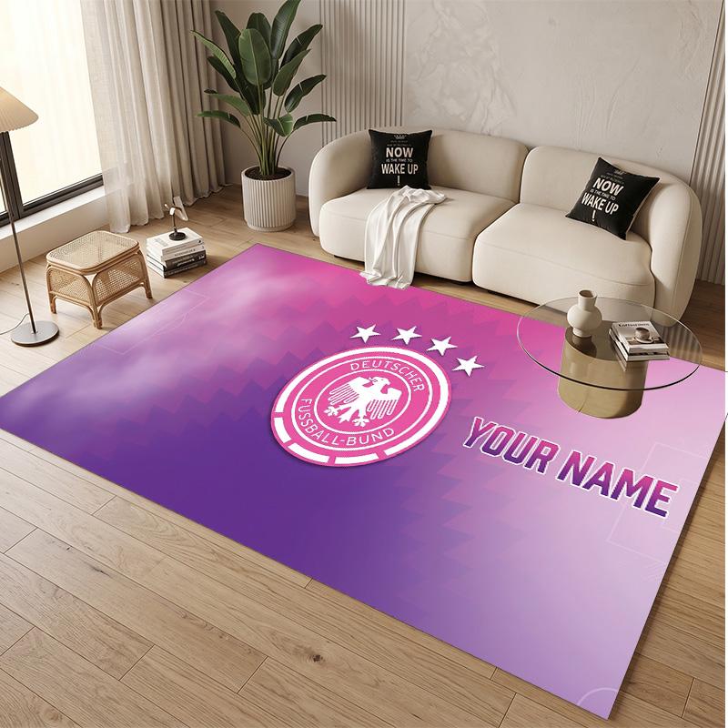 Personalized Crystal Velvet Carpet Germany national football team Pattern Non Slip Floor Rug