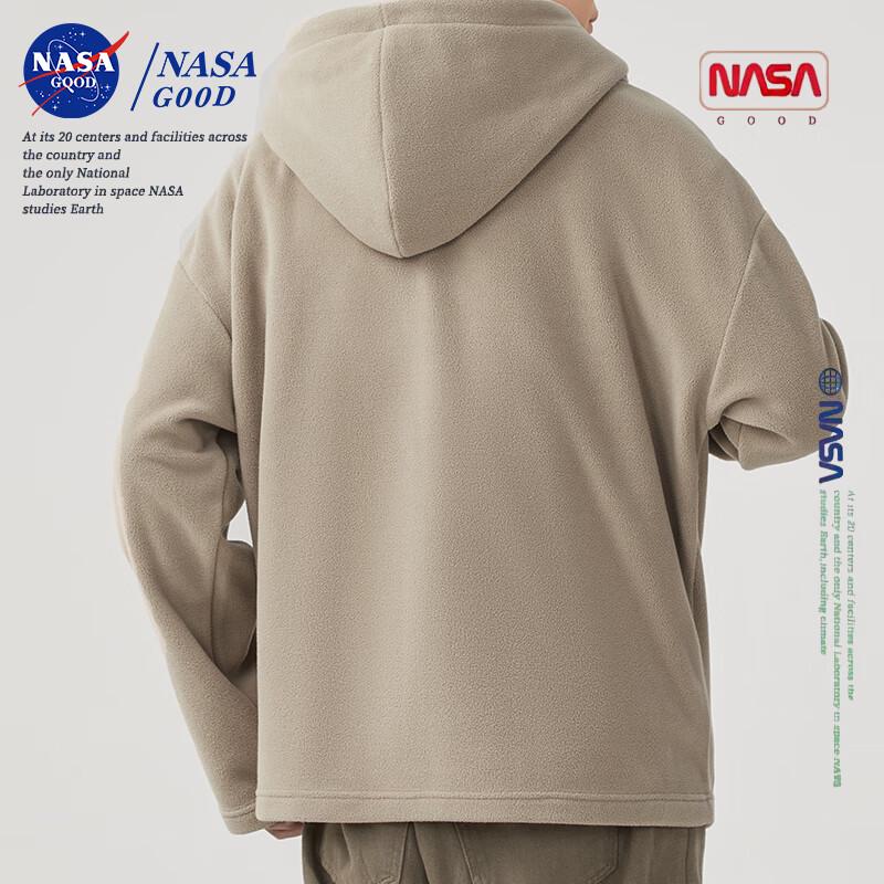 NASA GOOD Unisex Hooded Fleece Jacket