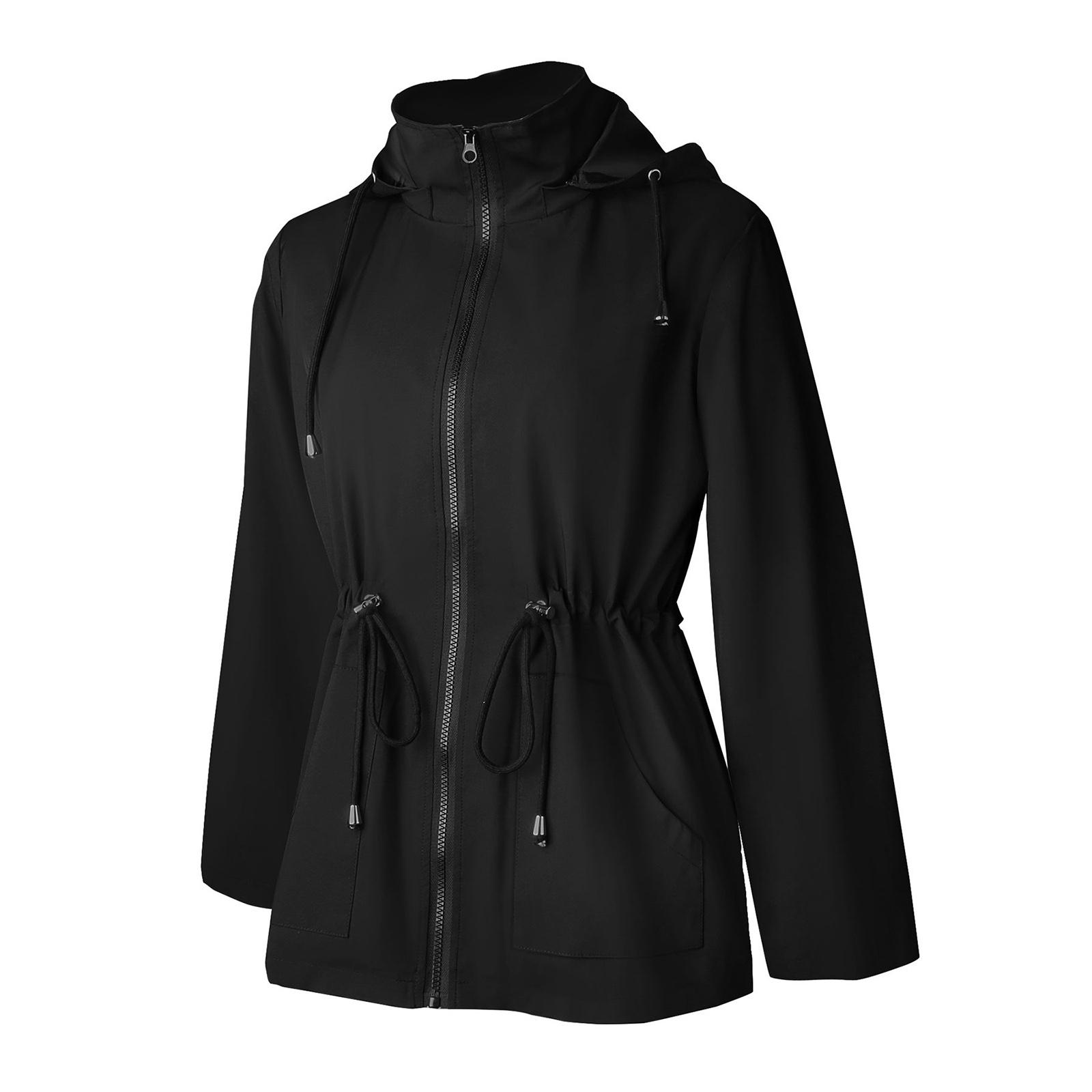 

Женская уличная водонепроницаемая куртка с капюшоном для альпинизма L