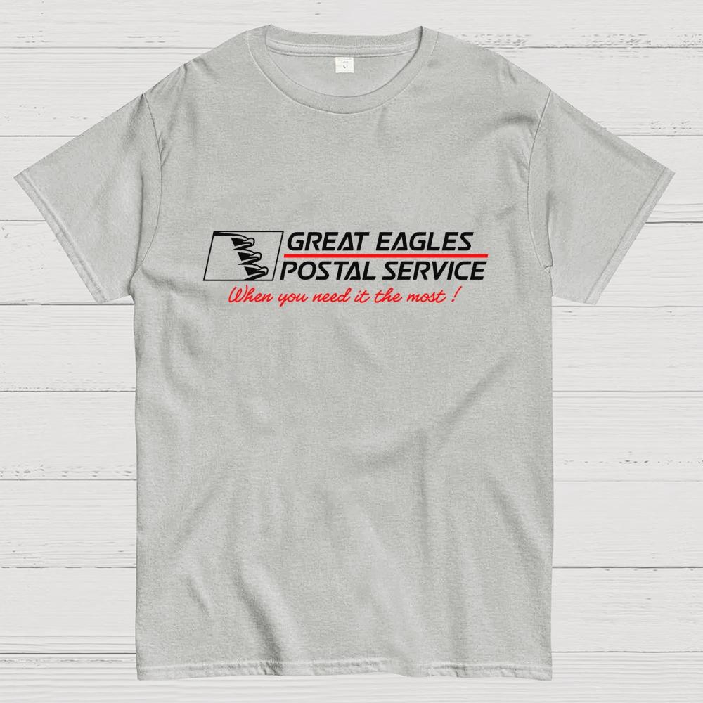 Great Eagles Postal Service Cotton Casual Cool Loose T-Shirt