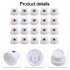 20PCS Dot Fat Spray Paint Cap Plastic Spray Nozzles White Spray Paint Replacement Cover For Spray Cans Bottle