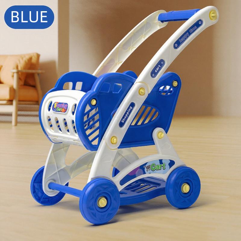 

Детский игровой набор «Тележка для покупок в супермаркете» - Развивающая игра-симуляция, тележка с аксессуарами, подарок для мальчиков и девочек