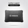 Suede Car Headrest Seat Back Cushion Comfortable Memory Foam For Nissan Qashqai J11 J12 Sylphy N7 Teana Note Navara Juke GTR Y62