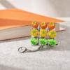 Cute Design Fruit Decompression Button Toy Keyboard Keychain  Desktop Decoration