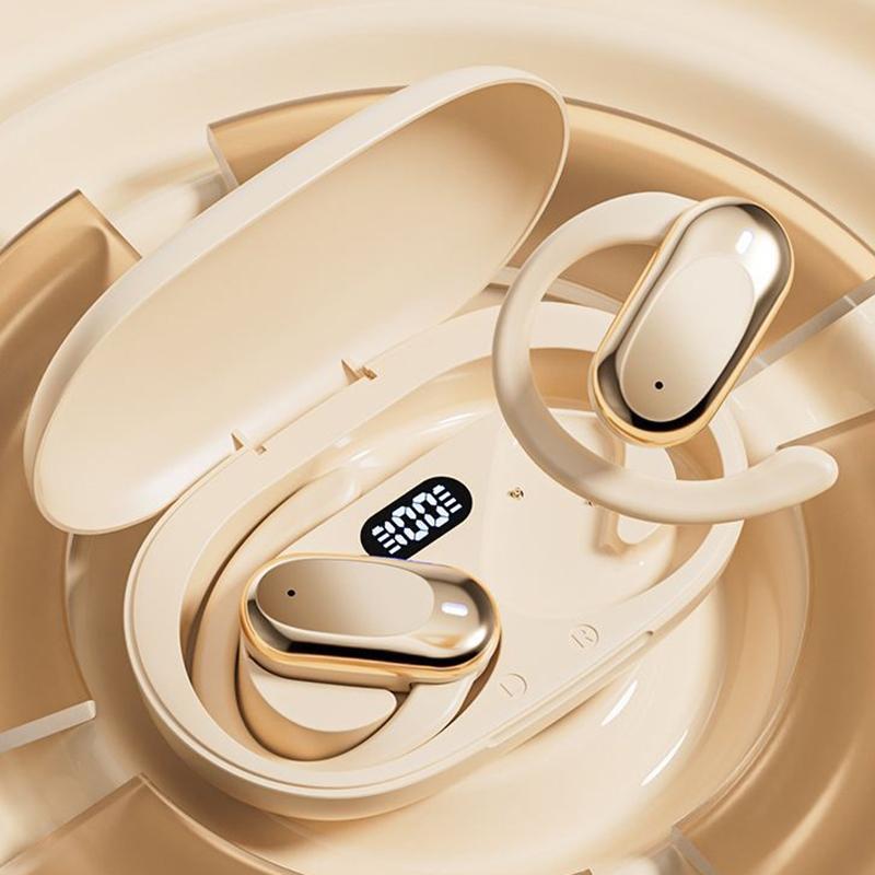 Wireless Headphones Ows Hifi Stereo Open Bluetooth 5.4 Earphones With Mic Call Noise Reduction Sports Waterproof
