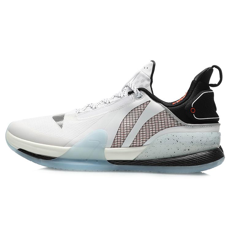 

new LINING Blitz 7 Premium Basketball Shoes Men Low Top White/Black 44