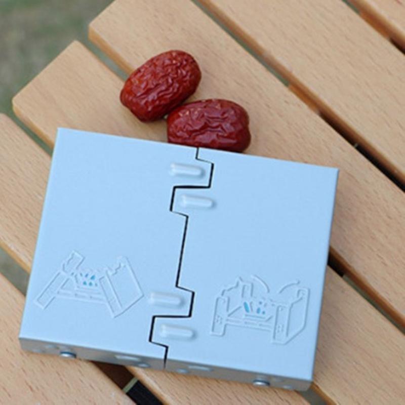 2Pcs Portable Camping Alcohols Burners Folding Outdoor Alcohols Stove Small Backpacking Stove for Camping Picnic Hiking