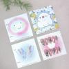 50Pcs Press On Nail Cardboard Cards 6.5X6.5Cm 8X8Cm Cartoon Pattern Nail Art Display Photo Props Card False Nail Tips Manicure