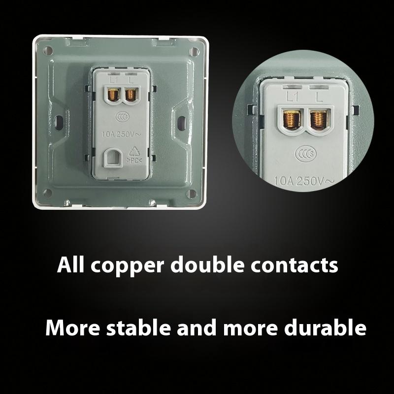 1Set Wall Mounted Door Exit Button Release Switch Panel Access Control No/Com Push To Exit Button For Door Access Control System