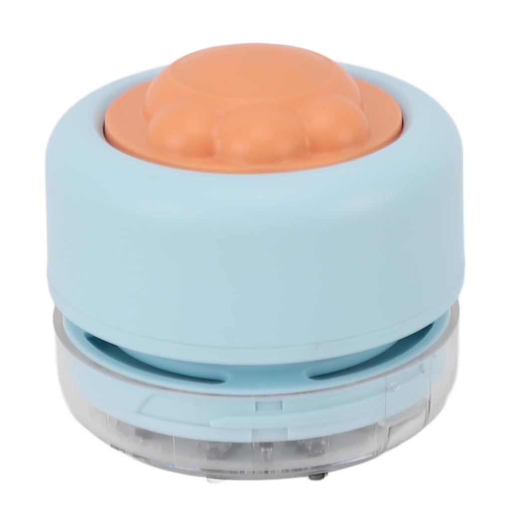 Portable Desktop Vacuum Cleaner Cute Cat Claw Shape Battery Powered Quiet Desk Dust Cleaner for Home School