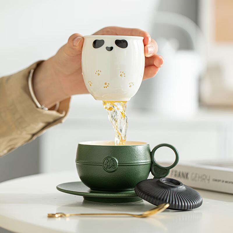 Panda Ceramic Office Tea Cup