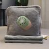3in1 Fruit Pattern Pillow Blanket Carrot Cactus Pineapple Plush Toy Decoration