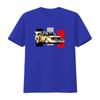 Klassisches Sport quattro S1 E2 Rallye Rennwagen Design T-Shirt für Motorsport-Enthusiasten vintage gewaschen stilvoll