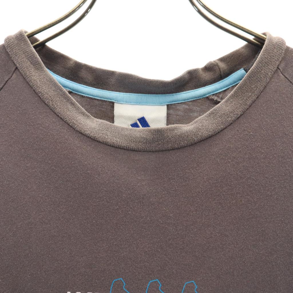 Adidas Short Sleeve T-shirt S Gray T-BOWLESS Men's Used